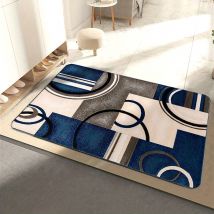 VIKAMA Blau Geometrische Patchwork Nacht Boden Matte Weiche Tür Matte Willkommen Matte Küche Teppich Wohnzimmer Teppich Teppich Für Schlafzimmer Hause