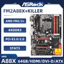FM2/FM2+ Motherboard ASRock Fatal1ty FM2A88X+ KILLER AMD A88X 4×DDR3 64GB PCI-E 3.0 USB3.0 HDMI ATX