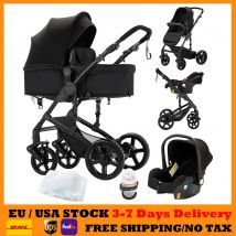 Passeggino 3 in 1 Passeggino auto per bambini carrozzina carrello leggero passeggino passeggino accessori per neonati per neonati seggiolino auto