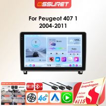 OSSURET Snapdragon 6115 Autoradio Android per Peugeot 407 2004 -2011 Multimediale Android Auto Car GPS Carplay Autoradio Lettore
