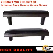 Für VW T5 2003-2009 Neue Links oder Rechts Vorne Innen Tür Pull Griff Trim Abdeckung Schwarz ABS 7H0867179B 7H0867180B auto Zubehör