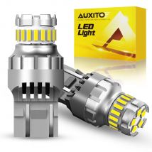 AUXITO 2 pezzi T20 LED W21/5W 7443 7440 W21W lampadina a LED 6500K bianco per Lada Opel posizione di parcheggio per auto luce DRL lampada di marcia diurna