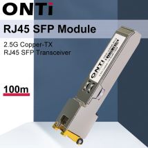 Modulo ONTi 2.5G RJ45 SFP Modulo ricetrasmettitore SFP RJ45 in rame SFP da 2,5 Gbps compatibile con switch Ethernet Cisco/Mikrotik