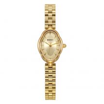 BERNY Golduhr für Damen, Damen-Armbanduhr, Gold-Quarz-Schmuck, Armband-Set, minimalistische Uhr, mehrfarbig, kleine Damenuhren