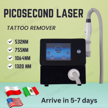 Laser a picosecondi Q commutato 4 lunghezze d'onda 532/755/1064/1320nm Macchina per la rimozione dei pigmenti del cloasma del tatuaggio Attrezzatura per la bellezza sbiancante