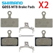 2 paia 4 pezzi pastiglie in resina per freni a disco Shimano G05S-RX - XTR BR-M9000/M9100/XT/SLX/Alfine