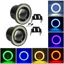 3 Inch Car Angel Eyes Fog Lamp DRL Led 12V Headlamps Halo Angel Eyes Rings Headlights Daytime Running Day Light Turn Signal