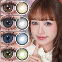 Magister Diamond N Candy Brown Color Contact Lenses Diamond-Cut Gaze Process To Big Eyes Iris Imitation Lens 6 Months 14.5mm
