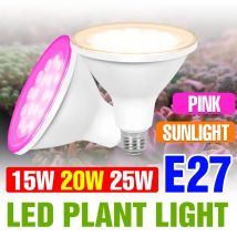 E27 220V LED Wachsen Licht Volle Spektrum Hydrokultur Pflanzen Anbau Lampe 110V Für Indoor Topf Blumen Growbox birne 15W 20W 25W