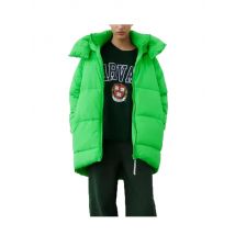 Traf 2023 Women Winter Parkas Jacket Green Hooded Jacket Zatra Thick Puffer Coats Woman Winter Jackets For Girls Padded Parkas