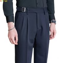 Marineblaue Herren-Anzughose, weiße schwarze Hose, graue Khaki-Pantalones Hombre Fashion Slim Male-Hose, Größe 29, 30, 31, 32, 33, 34, 36