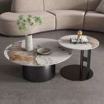 Design Glam Coffee Table Vintage Premium Aesthetic Elegant Side Table Simple Space Saving Table Pliante Living Room Furniture