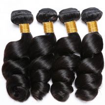 3-4 Pacchi di Extension per Capelli Umani Ricci Birmani, 8-36 Pollici, Veri Capelli Vergini Remy Grezzi, Onda Profonda Sciolta
