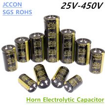 2szt JCCON Audio Electrolytic Capa25V 35V 63V 80V 100V 200V 250V 400V 450V 3300UF 4700UF 6800UF 10000UF 15000UF 22000UF 47000UF