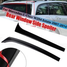 Auto Hinten Seite Fenster Canard Spoiler Air Splitter Für Mercedes C-Klasse W204 Kombi 2007-2014 ABS Stamm spoiler Canard Zubehör
