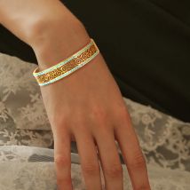 Zarter und eleganter Stil mit durchbrochenem Strass-Design, modisches Armband, geeignet für tägliche Partykleidung und Geschenke im Unisex-Stil