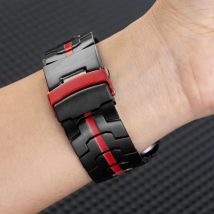 Edelstahlarmband für Apple Watch Serie 10, 9, 8, 7, 46 mm, 45 mm, SE 6, 42 mm, 44 mm, Metallarmband für iWatch Ultra2, 49 mm