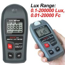 L1 Lux Meter illuminometro digitale Lux Tester 0.1-200000 Lux/0.01-20000 Fc LCD Sensor Pocket luxmetro Tester di misura portatile