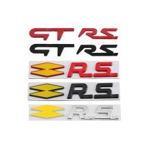 Car Metal GT RS Sport Badge Emblem Decal Sticker For Renault Logan Clio Megane Kangoo 1 2 3 4 Captur Espace Twingo Duster Kadjar