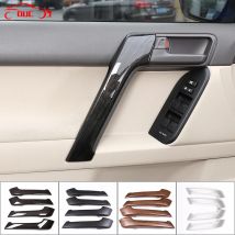 4PCS ABS Silber Auto Innen Türgriff Dekoration Abdeckung Trim Für Toyota Land Cruiser Prado FJ150 150 2010-2018 auto Zubehör