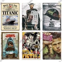 Putuo Dekor Vintage Film Metall Zinn Zeichen Plakette Metall Poster Wand kunst Dekoration für Mann Höhle Schlafzimmer Kino Wand Wohnkultur