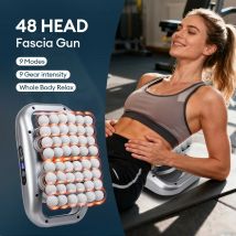 48-head Fascia Gun High Frequency Vibration Body Fascia Massage Gun Back Waist Leg Massager Deep Relaxation Muscle masajeador