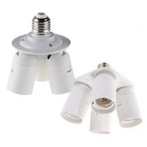 3/4 in 1 E26 E27 Edison Vite Lampada a LED Lampadina Base Splitter E27 3 Teste 4 Teste Portalampada Adattatore Extender