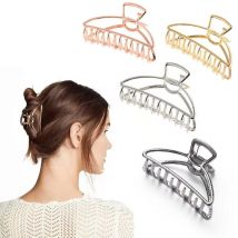 2025 neue Frauen Mode Gold Hohl Geometrische Metall Haar Klaue Stirnband Haar Clips Haarspange Haarnadel Haar Krabben Haar Zubehör