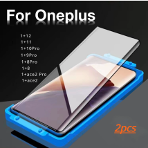 2 pezzi per Oneplus 12 12R 11 Pro 10 9 8 11R ACE2 ACE3 Pro protezione dello schermo gadget accessori pellicola protettiva con kit di installazione