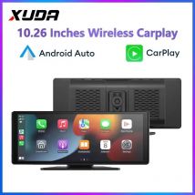 XUDA Universale 10.26 Pollici Autoradio Multimediale WIFI Lettore Video Wireless Carplay e Android Auto per Apple O Android Lettore MP5