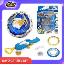 Infinity Nado 5 Deluxe Advanced Series Non Stop Battle Set Metallkreisel Gyro mit magnetischem Launcher Anime Kinderspielzeug