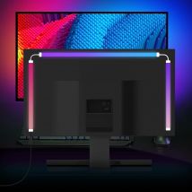 Display per PC ambientale intelligente Sincronizzazione Monitor per computer Retroilluminazione Striscia LED Colore RGB Gioco fai da te Lampada per decorazioni per l'atmosfera delle vacanze