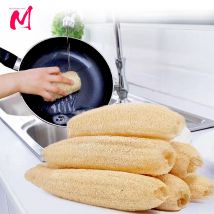 4 stücke volle Luffa natürliche Peeling biologisch abbaubare Luffa Schwamm Zellulose bürste natürlichen Dusch schwamm für Küche Bad