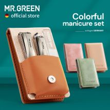 MR.GREEN Manicure Set Surgical Grade Scissors Stainless Nail Clippers Tool Pedicure Set Home Portable Travel Kit Nail Scissor