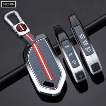 5/6/7/8/9 Tasten Zink-legierung + Silikon Auto Schlüssel Fall Abdeckung Schutzhülle Fob für Kia Ka4 Auto Schlüsselbund Innen Zubehör