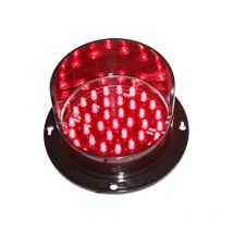 Hohe qualität mini 100mm wasserdichte DC 12V oder DC24V rot licht LED verkehrs licht ersatz