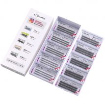 Clavier Vshape Ciglia Set Aspetto estensione naturale Ciglia tipo C 10 scatole per set Trucco professionale Ciglia individuali