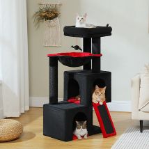 Grande albero per gatti per gatti da interni Torre per gatti multilivello con condomini spaziali Tiragraffi in sisal Accessori per la casa dei gattini Giocattoli per gatti