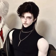 Grey Bjd Doll 1/3 Metrosexual Man Dolls Bjd Toy Real Size Big Eye Small Eye Expression Head Anime Ball Jointed Doll