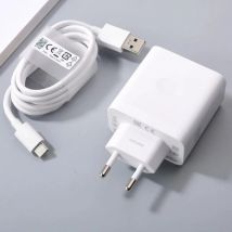 OPPO 80W SuperVOOC Caricatore UE USA Adattatore di alimentazione a ricarica rapida Cavo USB C per OPPO Reno 12 11 10 Pro Trova X2 X3 X5 X6 Pro Q5 Q3