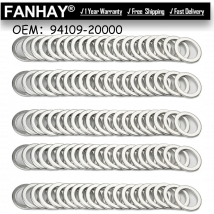 New 100PCS 94109-20000 9410920000 High Quality 20MM Oil Drain Plug Crush Washer Gasket For Honda For Acura Car Accessories