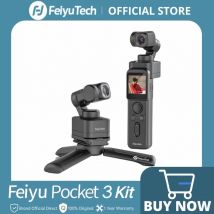 FeiyuTech Oficial Pocket 3 Inalámbrico Desmontable Estabilizador de 3 ejes Gimbal Cámara 4K60fps Imágenes Adjuntar magnéticamente en cualquier lugar Seguimiento rápido de AI Seguimiento con control de
