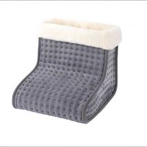 RUIANBAO Scaldapiedi elettrico da 100 W - 5 temperature regolabili, timer da 90 minuti e telecomando - Riscaldamento, foderato con lavabile