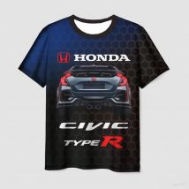 Motorrad Reiten Auto muster Schnell Trocknend Atmungsaktive Kurzarm Sport Für Männer Und Frauen Honda Reiten Casual T-shirt Tops
