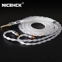 NICEHCK LitzPS-Pro 8-adriges 4N-Litz-Kopfhörerkabel aus reinem Silber 3,5 mm/2,5 mm/4,4 mm MMCX 0,78