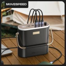 MOVESPEED S80 Power Bank di grande capacità 100W PD Batteria esterna a ricarica rapida Stazione di alimentazione portatile per laptop da campeggio all'aperto