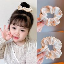2024 neue Kinder schöne weiche Bowknot Ornament elastische Haar bänder Baby Mädchen süße Kirschen Gummibänder Kinder Haarschmuck