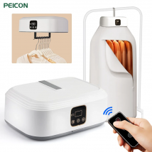 Przenośna suszarka do ubrań Elektryczna suszarka do ubrań z pilotem Składana suszarka do ubrań Suszarka do prania w podróży