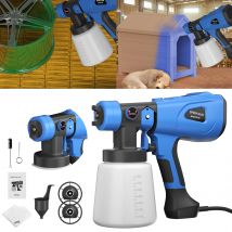 Spruzzatore di vernice elettrico, spruzzatori di vernice per terrazza, spruzzatori di vernice portatili per giardino di armadietti di pittura fai da te domestici, 3 modelli di spruzzo