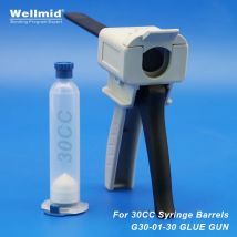 Pistola per colla manuale per barili per siringhe da 30cc monocomponente 1K PU epossidica sigillante per pasta saldante UV pistola portatile per calafataggio ARALDITE da 3M